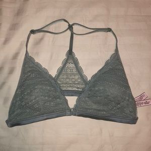 Gray Racerback Bralette